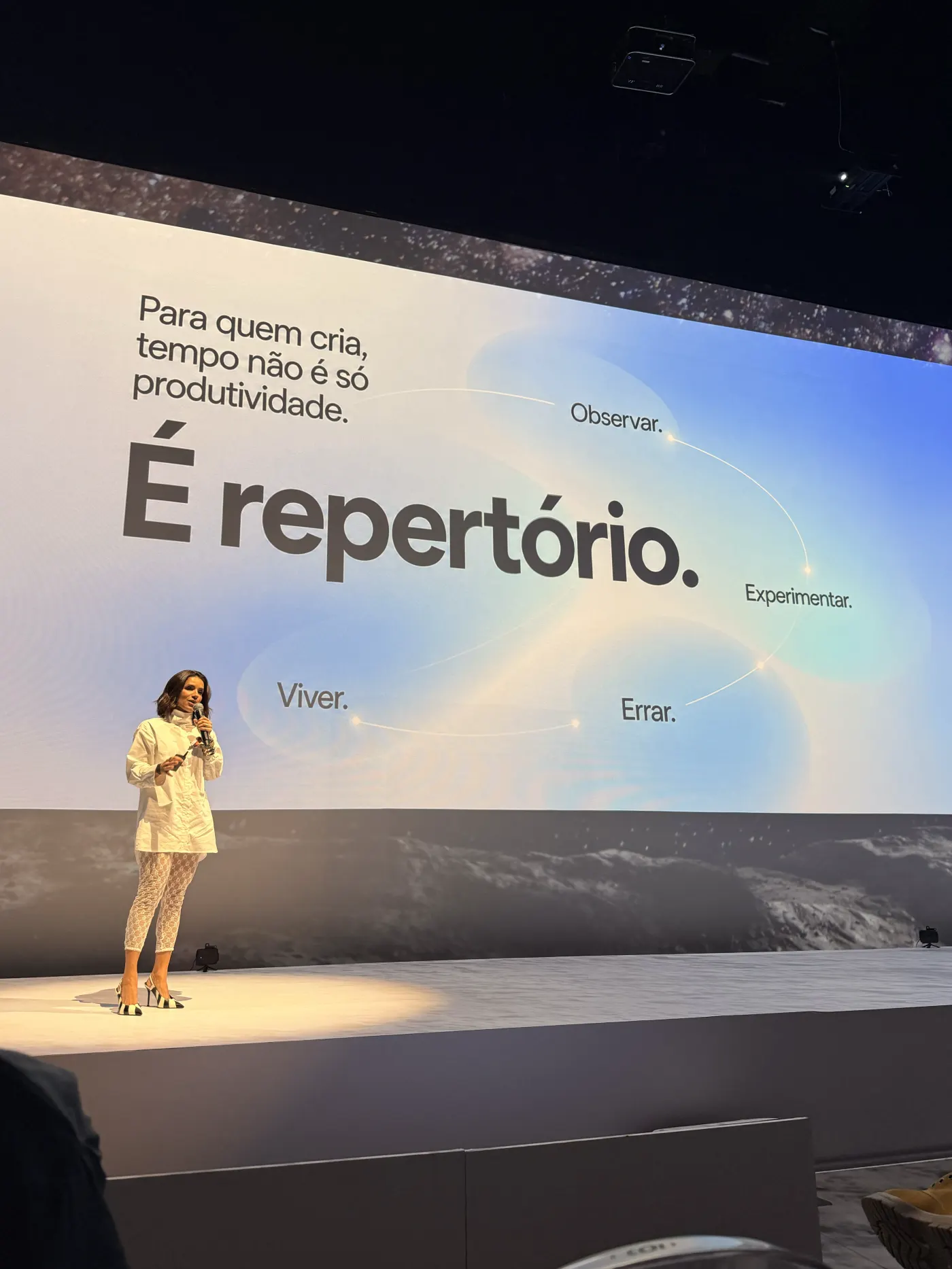 "Para quem cria, tempo não é só produtividade. É repertório."