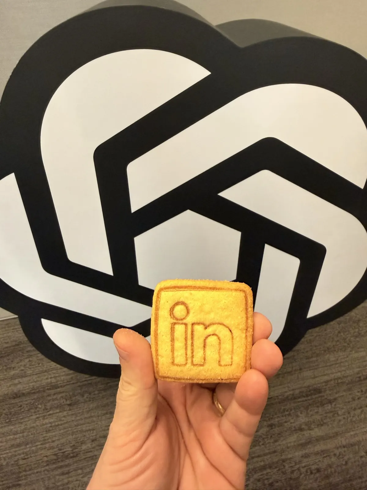 Ganhou um doce quem descobrir onde eu estava. E de quem era o evento.